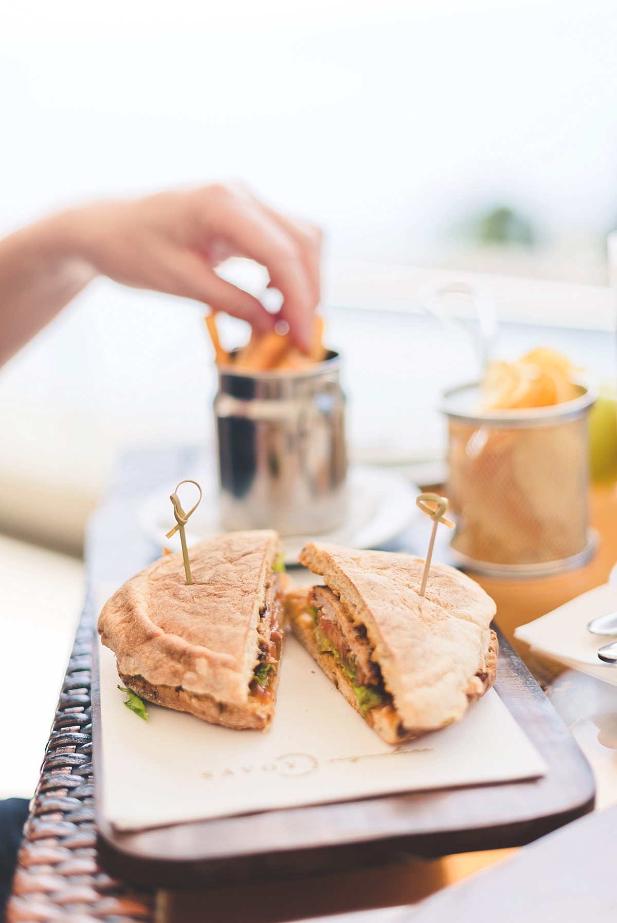 Food at Saccharum Resort hotel in Madeira